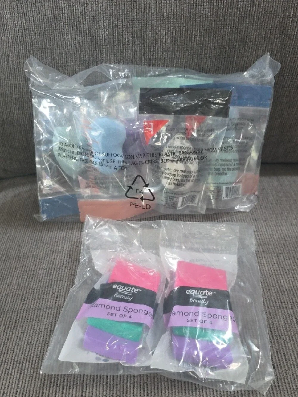 Makeup Beauty Sponge Collection In A Variety Of Colors, Shapes, & Brands, New.
